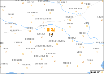 map of Xiaji