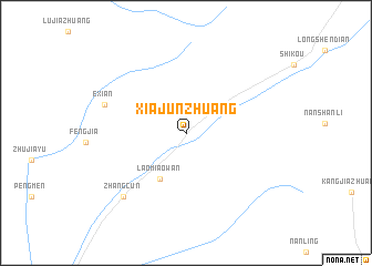 map of Xiajunzhuang