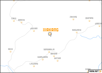 map of Xiakang