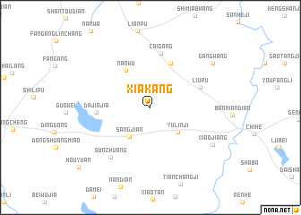 map of Xiakang