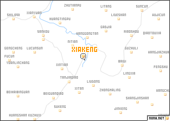 map of Xiakeng