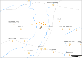 map of Xiakou