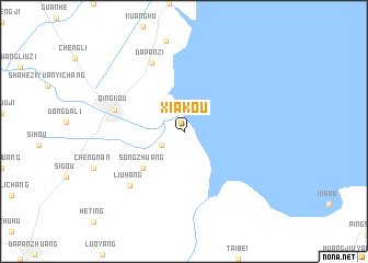 map of Xiakou