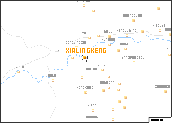 map of Xialingkeng