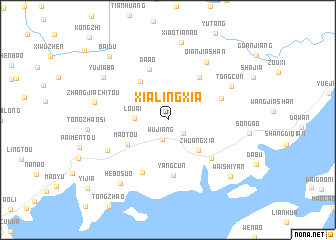 map of Xialingxia