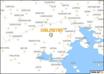 map of Xialingyan