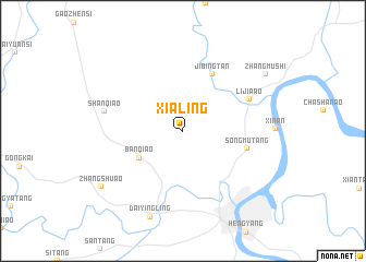 map of Xialing