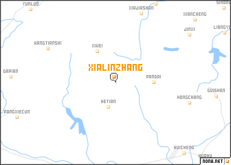 map of Xialinzhang