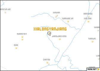map of Xialongyanjiang