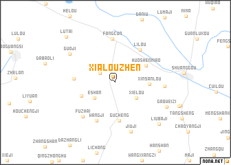 map of Xialouzhen
