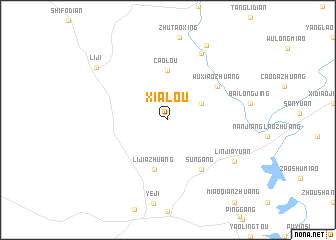 map of Xialou