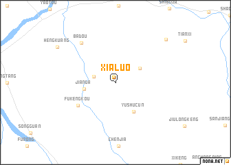 map of Xialuo