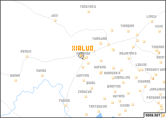 map of Xialuo