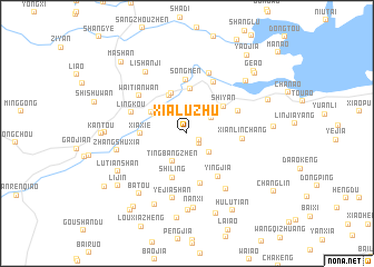 map of Xialuzhu