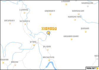 map of Xiamadu