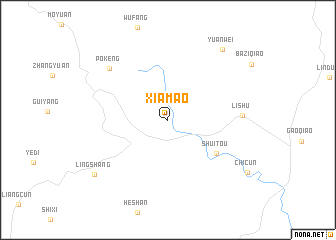 map of Xiamao