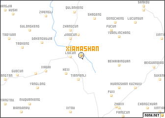 map of Xiamashan