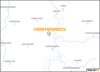 map of Xiamatangmanzu