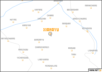 map of Xiamayu