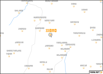 map of Xiamo