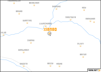 map of Xianao