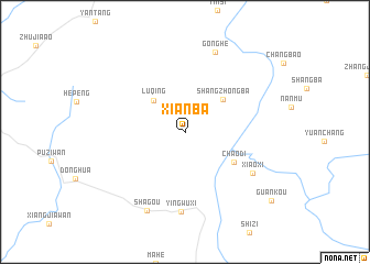 map of Xianba