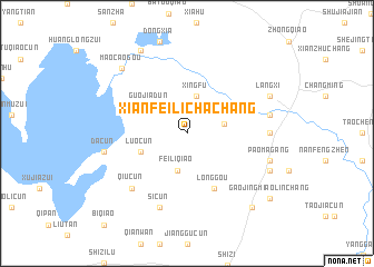 map of Xianfeili Chachang