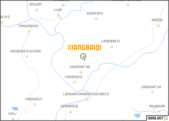 map of Xiangbaiqi