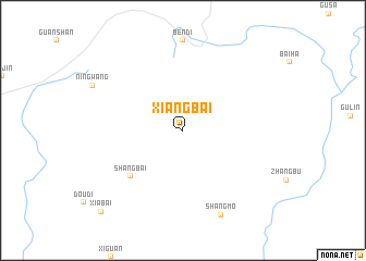 map of Xiangbai