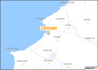 map of Xiangbai