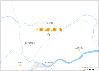 map of Xiangbichang