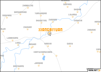 map of Xiangbiyuan