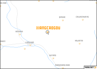 map of Xiangcaogou