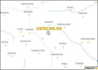 map of Xiangchaling