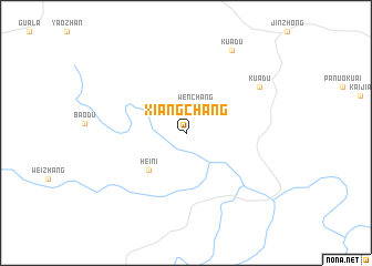 map of Xiangchang