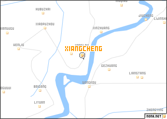 map of Xiangcheng