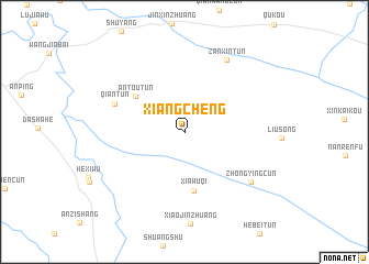 map of Xiangcheng