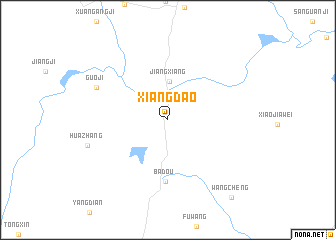 map of Xiangdao