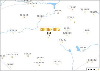 map of Xiangfang