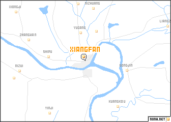 map of Xiangfan