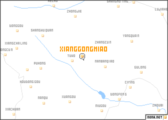 map of Xianggongmiao