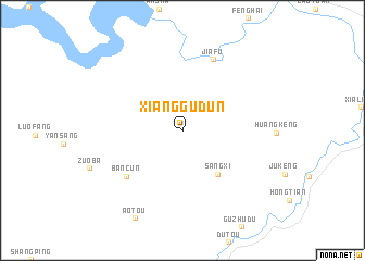 map of Xianggudun