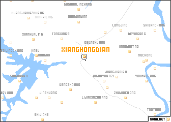 map of Xianghongdian