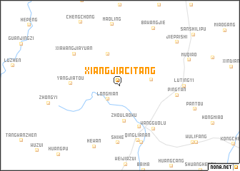 map of Xiangjiacitang