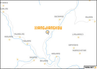 map of Xiangjiangkou