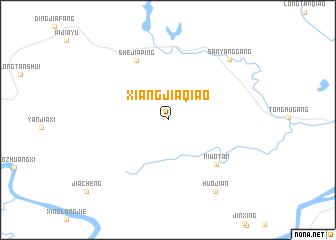 map of Xiangjiaqiao