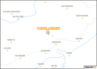 map of Xiangjiawan