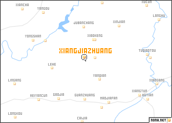 map of Xiangjiazhuang