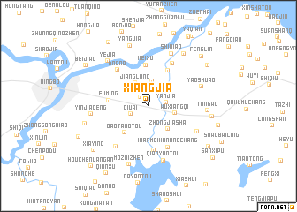 map of Xiangjia
