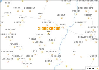 map of Xiangkecun